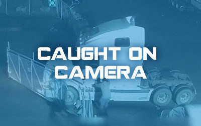 Truck Yard Incident caught on video – Damage Reporting