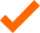 Orange Check Mark symbol